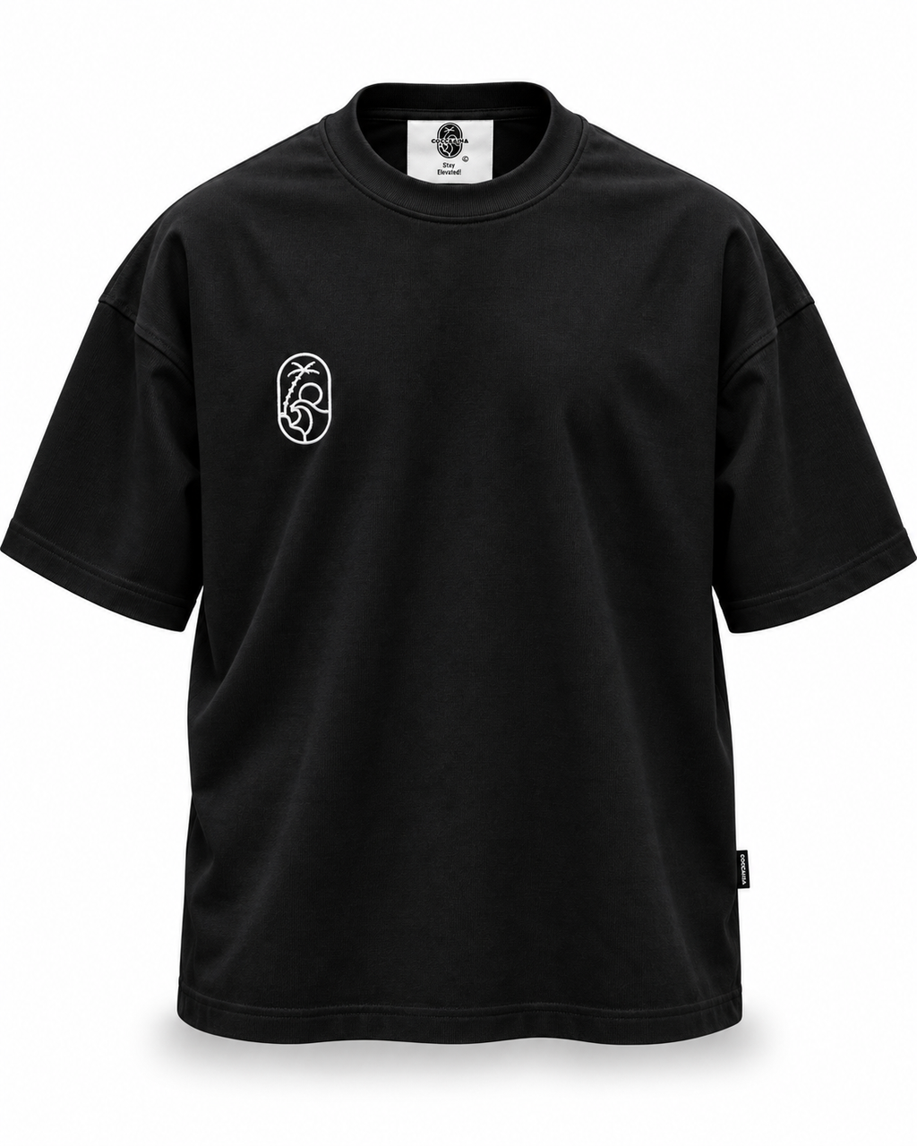 Maison Kyna signature Black T-Shirt