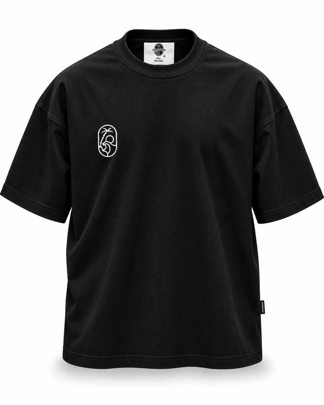 Maison Kyna signature Black T-Shirt