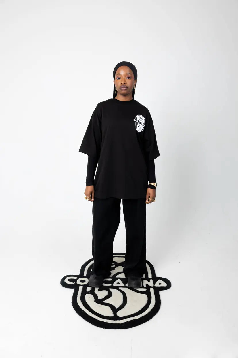 Oversized Culture T-Shirt With Crew Neck