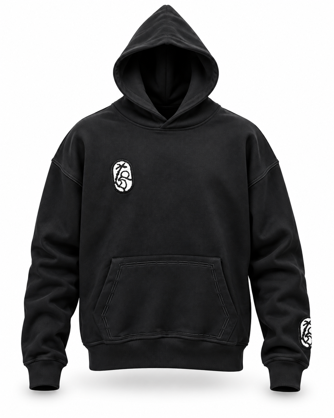 Maison Kyna Box Logo Hoodie